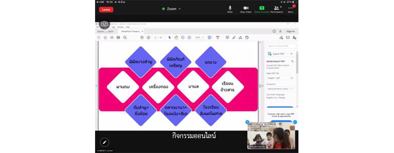 กิจกรรมออนไลน์